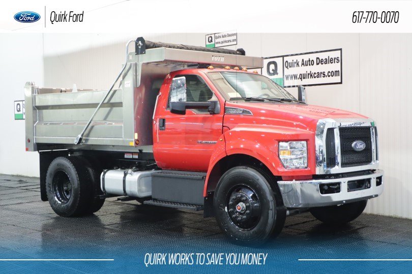 New 2019 Ford F 650 Diesel Straight Frame 10 Voth Aluminum Dump Body Rear Wheel Drive